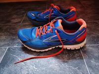 Brooks Ghost 8 Sportschuhe Blau Orange Größe 45 Niedersachsen - Braunschweig Vorschau