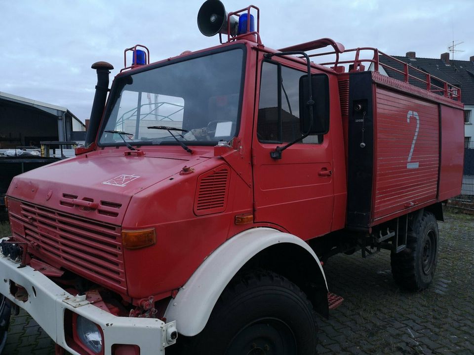 Unimog U1300L Feuerwehr ,TÜV neu - H Kennzeichen ex Bundeswehr in Lienen