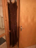Abendkleid Ballkleid 44 schwer perlenbestickt bronzefarben Bayern - Höchstädt a.d. Donau Vorschau