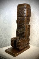 Antike Schnitzerei Totem Voodoo Figur Holz Kunst Sachsen-Anhalt - Leuna Vorschau