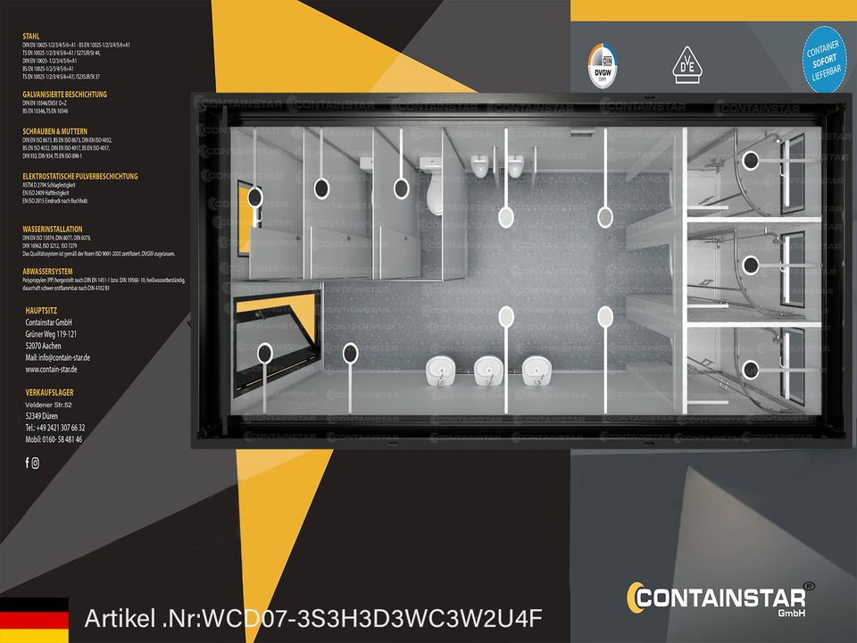 ⤵️Imbisscontainer● Kioskcontainer ●Foodcontainer● Verkaufsstand●Sanitär Container●Übergangscontainer●Wohncontainer●Baucontainer●Sanitärcontainer●Container●3,00x7,00✔Sofort lieferbar ❗❗❗ in Ludwigshafen