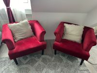 2 rote Sesseln in sehr gutem Zustand Baden-Württemberg - Freiburg im Breisgau Vorschau