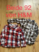 92 Jungen Hemden H&M kariert rot weiß braun blau Nordrhein-Westfalen - Neuss Vorschau