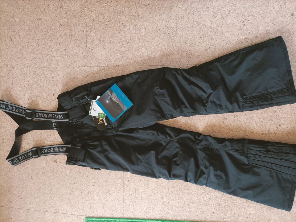 Wave Board Skihose NEU Gr. 128 schwarz NEU Markenqualität in Abenberg