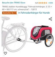 Trixie Hundefahrrad Anhänger Hessen - Gelnhausen Vorschau