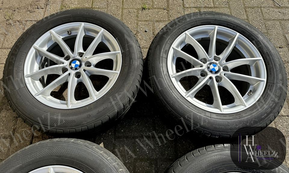 NEUZUSTAND ➡️ ORIGINAL 17 Zoll RDKS Alufelgen BMW X3 X4 F25 F26 2011 - 2018 Sommerräder ➡️ ET32 Styling 304 6787575 V ➡️ Felgen 5x120 225/60 R17 DUNLOP Sommer Reifen Sommerreifen 6mm Profil rdk tpms in Bünde