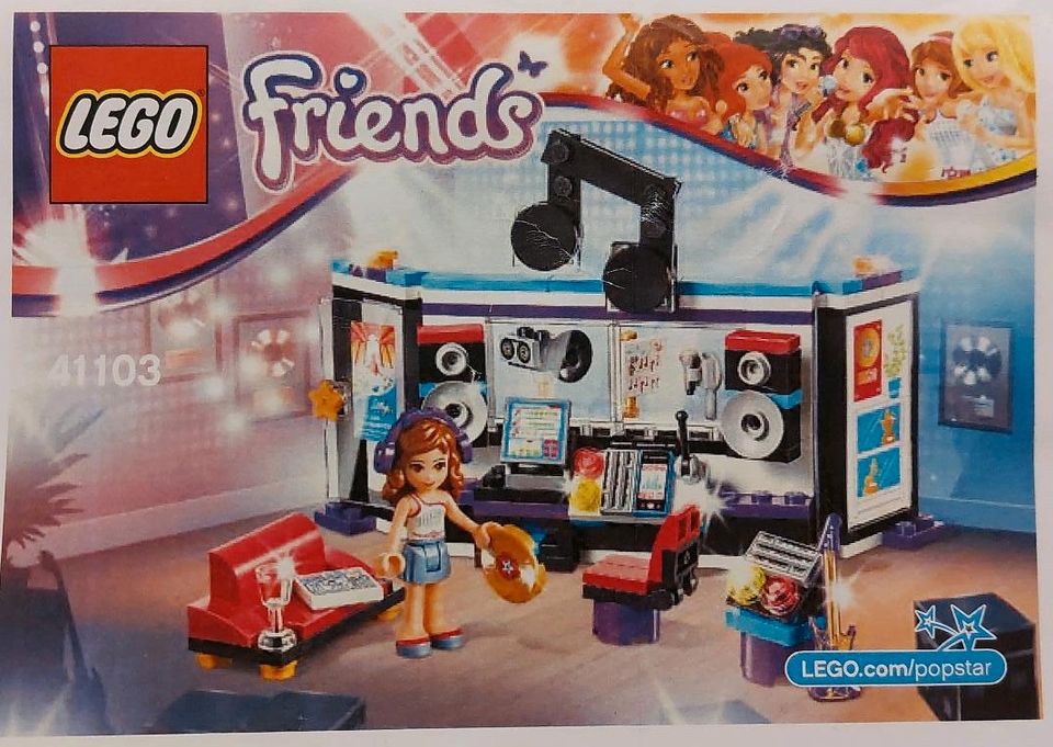 Lego Friends 41103, Popstar Aufnahmestudio,  vollständig mit Anle in Wienburg