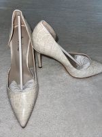 Pumps/High Heels Echtleder von Heine in ecru in Gr. 39 NEU Hessen - Offenbach Vorschau