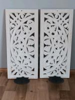 Wandkerzenhalter ❣️ Holz Ornamente Shabby Hessen - Mengerskirchen Vorschau