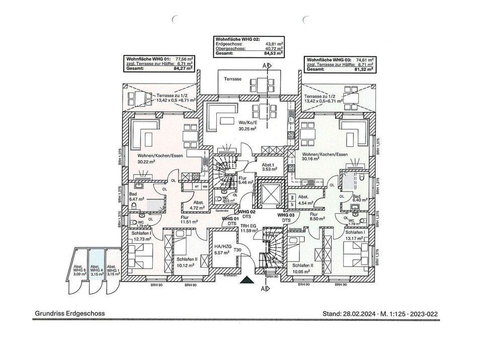 Reizvolle 3-Zi-Neubau-EG-ETW (Nr. 1) im Neubaugebiet Wildeshausen, Bargloyer Heide in Wildeshausen