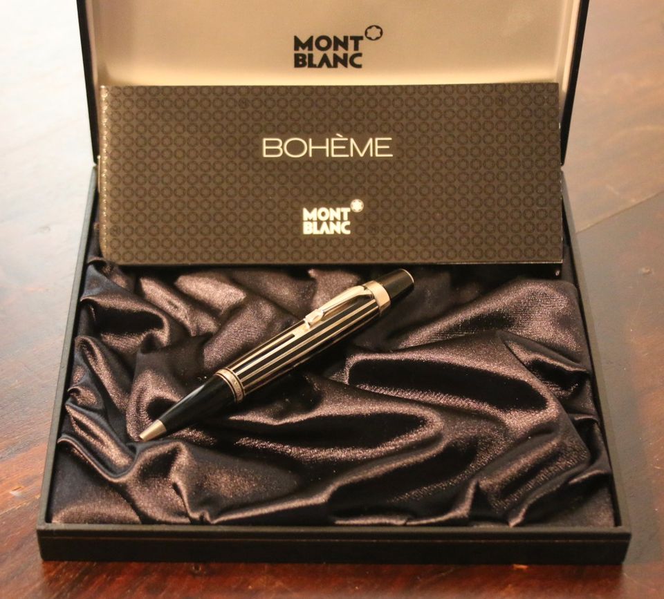 Montblanc Bohème Platinum Plated Line  Ballpoint Pen in Koblenz