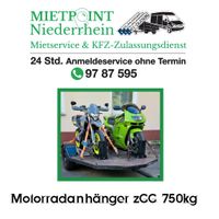 Motorradanhänger Anhänger Transport Abschleppen Miete Transport Nordrhein-Westfalen - Geldern Vorschau