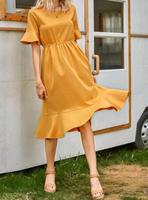 Gr. 38 Sommerkleid Midikleid mit Rüschen Nordrhein-Westfalen - Bad Lippspringe Vorschau