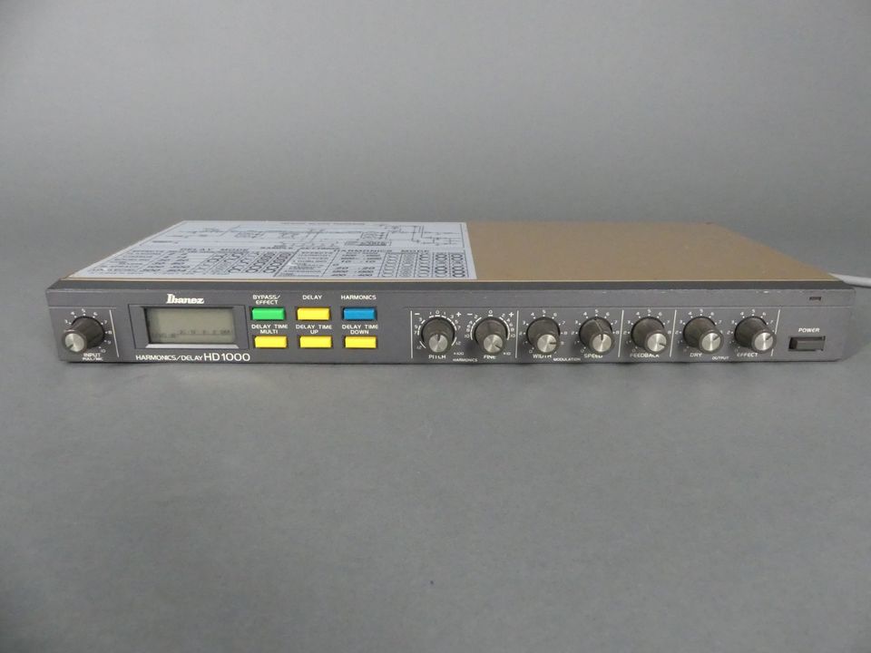 Ibanez HD1000 Digital Delay Harmonizer 19" Rack Effektgerät in Herne