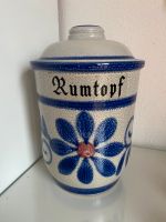 Rumtopf Rum Topf mit Deckel Schüssel blau antik Rarität Bayern - Senden Vorschau