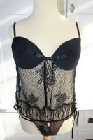 NEU♛Hugo Boss♛Luxus Set BH Hemd/Korsage Tanga Neglige ♛schwarz♛Gr Hessen - Erbach Vorschau