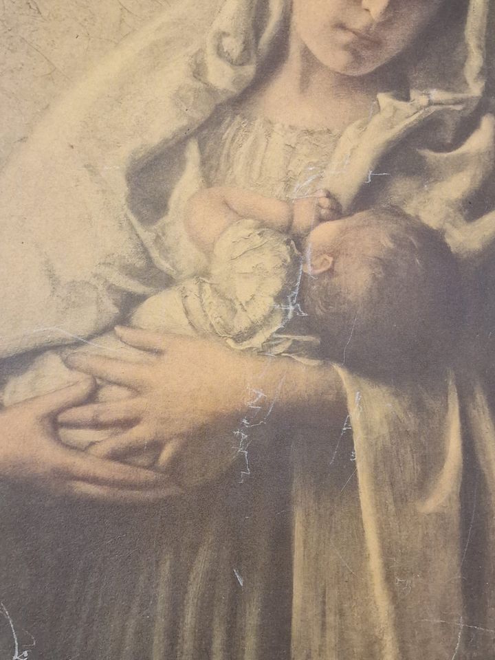 Ikone,Madonna mit Kind,Wandbild,Cipriano Cej, Ca. 57cm x 47cm in Recklinghausen