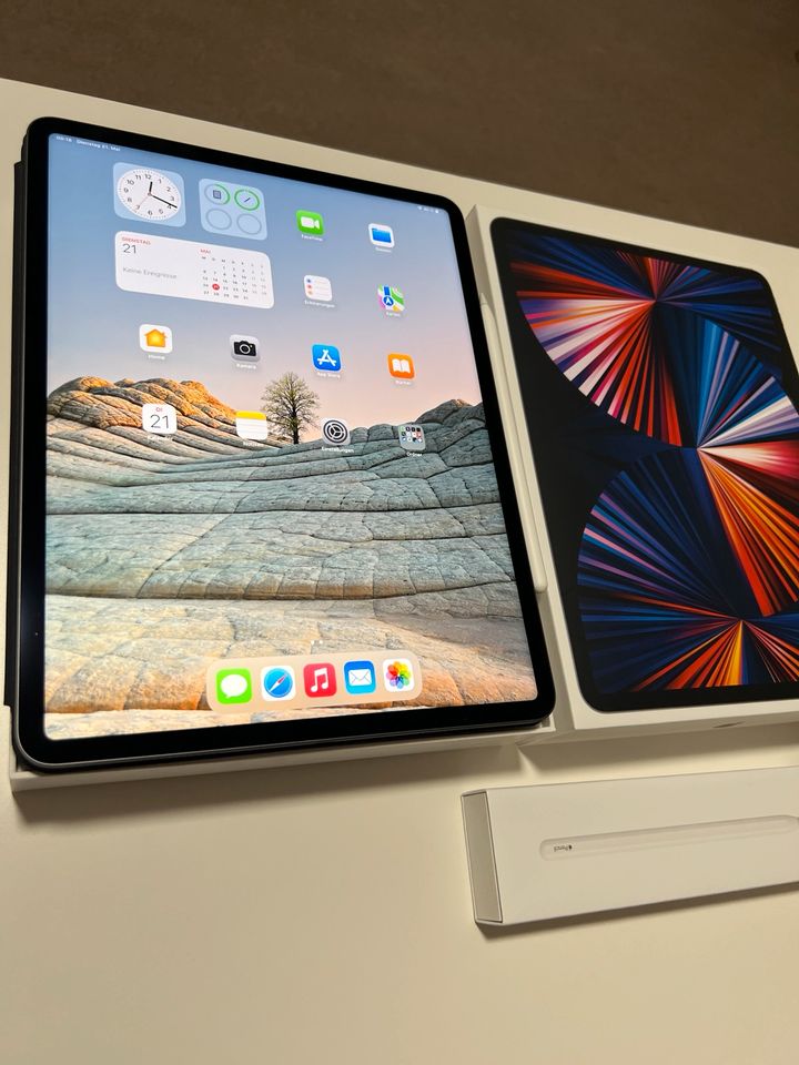 iPad pro 12,9 5. Gen (2021) 128 GB mit Apple Pencil 2. Gen in Würzburg