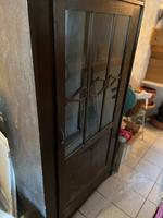 Dunkler kleiner Schrank Vitrine antik Ende 1800 Wuppertal - Oberbarmen Vorschau