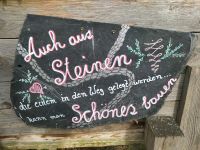 Schiefertafel / Deko / Geschenk / Garten Sachsen - Venusberg Vorschau