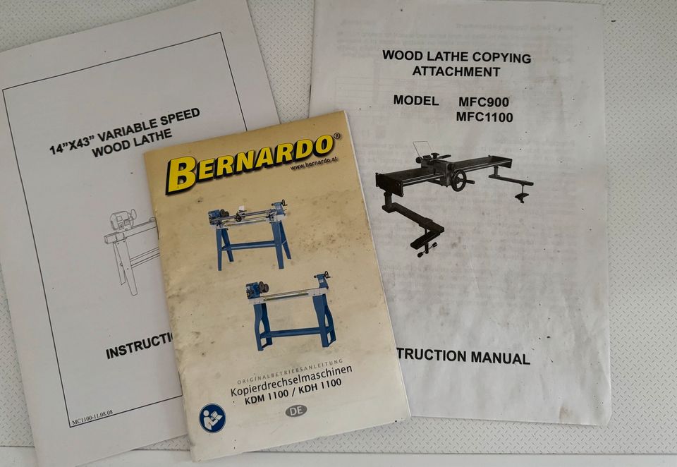 Bernardo Kopierdrechselmaschine KDM 1100 in Diemelstadt