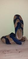 Gemini Damen Pantolette braun /blau Hausschuh Gr. 38 Niedersachsen - Faßberg Vorschau