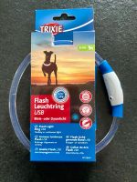 Trixie Flash Leuchtring Leuchthalsband USB blau S-M Niedersachsen - Gersten Vorschau