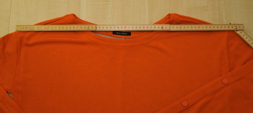 Marc O'Polo Shirt / m.Druckknöpfen / Koralle-Rot_Orange / Gr. M in Bielefeld