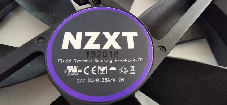 2x NZXT Fan Lüfter 140mm AER P140 Static Pressure SP RF-AP140-FP in Ingolstadt