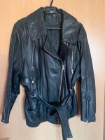 Damen Lederjacke Gr. 38 schwarz/ 80er/90er Jahre Berlin - Spandau Vorschau