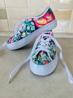 Damen Schuhe Sneaker Plateau Sommer Hawaii Blumen Bayern - Allershausen Vorschau