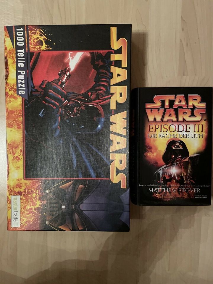 Star Wars Puzzle 1000 Teile, Buch Episode 3, Die Rache der Sith in Braunschweig