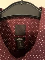 Hemd H&M Weinrot und Dunkelblau Bayern - Pforzen Vorschau