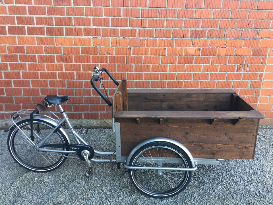 Coffee Bike Foodbike Lastenfahrrad Bakfiets 26 Zoll in Brüggen