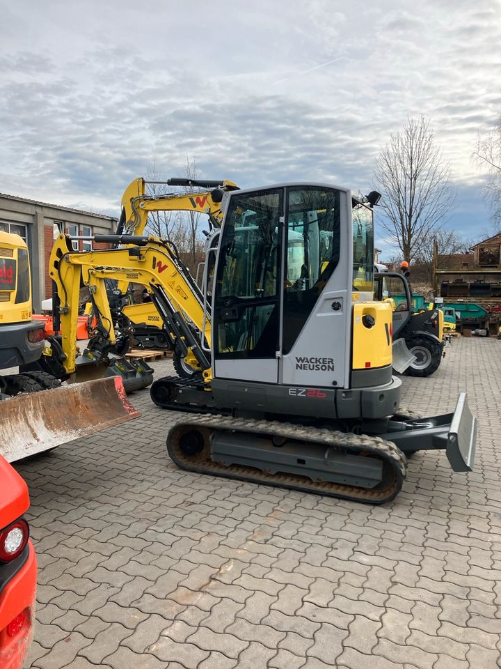 Minibagger Bagger 2,9t zu vermieten mieten leihen in Eckersdorf