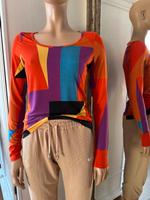 Comma Langarm Shirt grafisch bunt Hingucker 38 Rheinland-Pfalz - Trier Vorschau