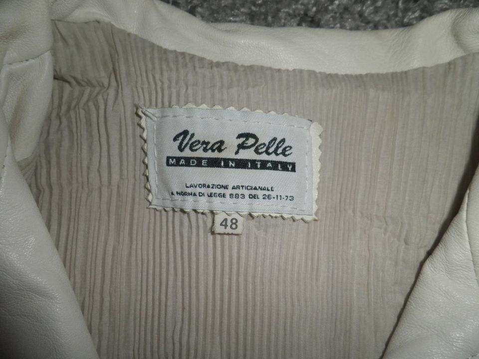 Lederjacke Vera Pelle Gr.48  Made in Italy in Saarbrücken