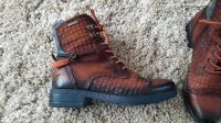 Bugatti Boots Stiefeletten Gr. 38 dunkelrot Nordrhein-Westfalen - Hamm Vorschau