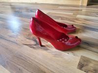 Lack-Peeptoe in rot. Gr.38 Hessen - Haiger Vorschau
