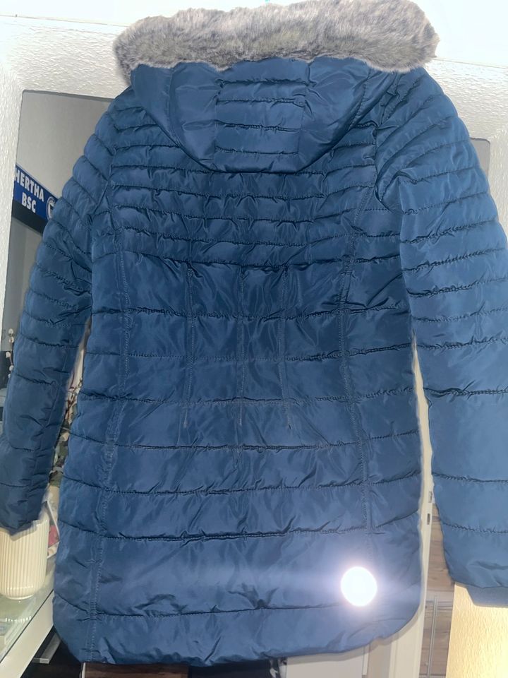 S.Oliver Mädchen Winterjacke Gr 164 neuwertig dark Blue in Potsdam