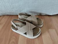 Mango Sandalen Beige Damen Größe 39 Niedersachsen - Hespe Vorschau