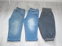 Paket 3 Capri 3/4 Jeans Shorts Hose blau grau 36 38 Hessen - Großenlüder Vorschau