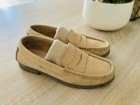 Moda echt Leder Damen Ballerinas Mokassins Schuhe beige 36 Frankfurt am Main - Kalbach Vorschau