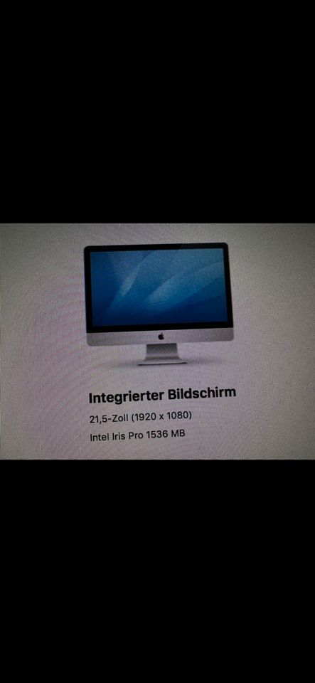 Apple iMac 21,5 Zoll Ende 2013 Top Zustand in Willich