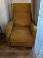 Relaxsessel Sessel Senfgelb Sofa Couch Stoff Nordrhein-Westfalen - Spenge Vorschau