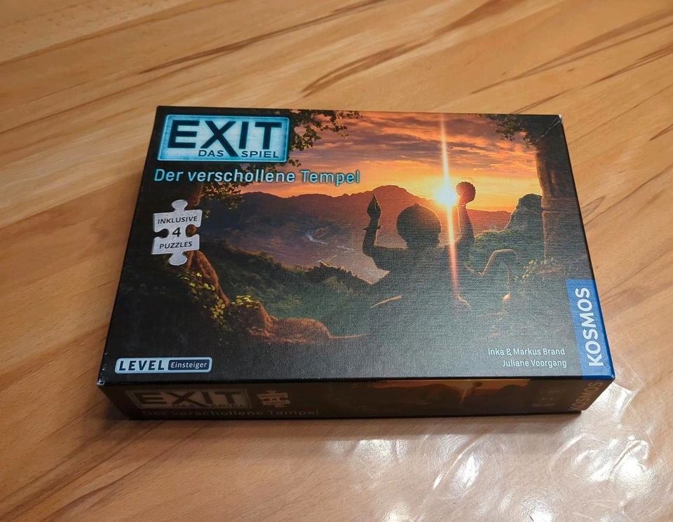 EXIT Puzzle das Spiel "der verschollene Tempel" in Oberasbach