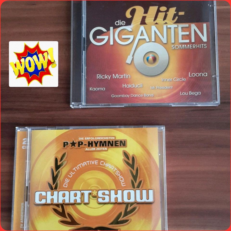 2 x DOPPEL CDs, Chart-Show + Hit-Giganten , Pop-Hymnen/Sommerhits in Hessen  - Gelnhausen | Musik und CDs gebraucht kaufen | eBay Kleinanzeigen ist  jetzt Kleinanzeigen