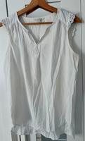 Tom Tailor Denim Damen Bluse M – Weiß, ärmellos mit Spitze Schwachhausen - Neu Schwachhausen Vorschau