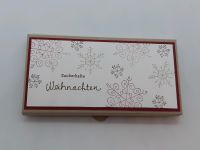 Schokoladenverpackung Weihnachten, Stampin up, frech handgemacht Baden-Württemberg - Weinsberg Vorschau