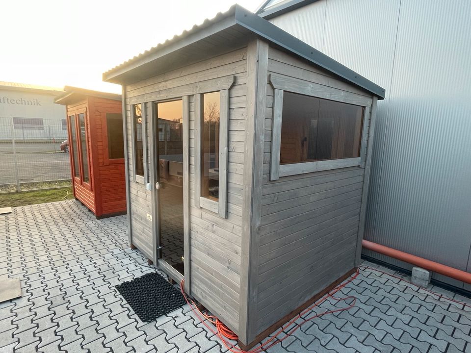 Garden-Office Garten Büro Sauna Gartenhaus Laube DIY -GEBRAUCHT- in Hochdorf-Assenheim